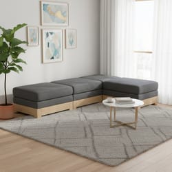  ъглова пейка без облегалка по поръчка