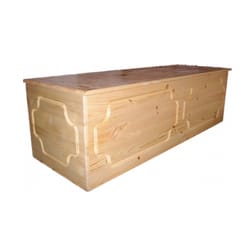 голям дървен сандък за съхранение