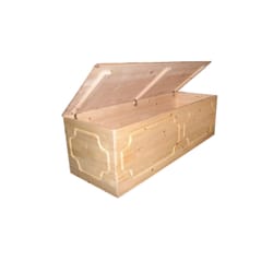 голям дървен сандък за съхранение