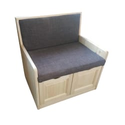 тапицирана пейка с чекмеджета по поръчка