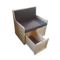 тапицирана пейка с чекмеджета по поръчка