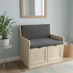 тапицирана пейка с чекмеджета по поръчка