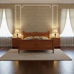 ретро спални от дърво