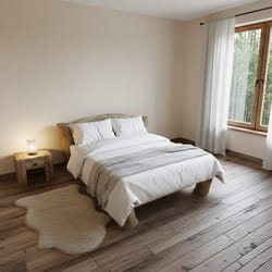 спалня от необработен масив по поръчка