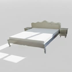 Тапицирана бяла спалня по поръчка