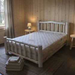 ръчно изработена спалня по поръчка рустик