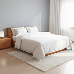 Спалня със скосена ракла по поръчка