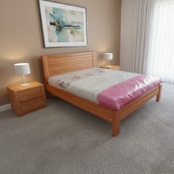 Спалня от дървени греди по поръчка