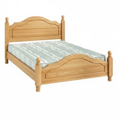 Нестандартна елегантна спалня от масив