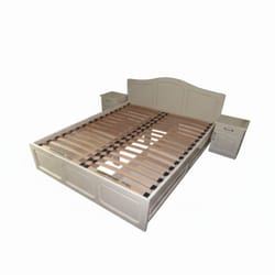 Красива бяла спалня по поръчка