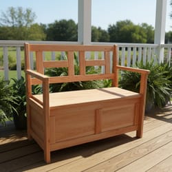 дървена пейка за веранда по поръчка