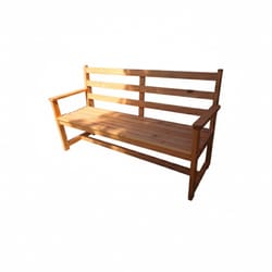 дървена пейка с подлакътници по поръчка