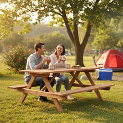 пейка-маса от дърво по поръчка