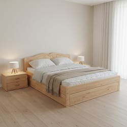 Спалня по поръчка съобразена с пространстовото в помещението