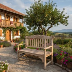 луксозни дървени пейки по поръчка