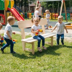 малка дървена пейка по поръчка