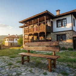 пейка от естествено дърво с жив ръб (live edge)