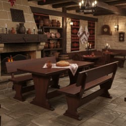 дървени пейки за механа по поръчка