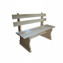 дървена пейка за закусвалня по поръчка