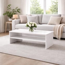 холна маса от масив бяла