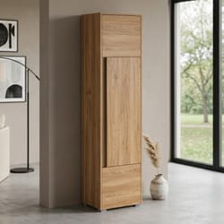 Еднокрилен гардероб по поръчка от МДФ