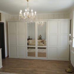  луксозен голям гардероб от МДФ по поръчка