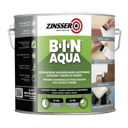 ZINSSER B-I-N AQUA Грунд-уплътнител