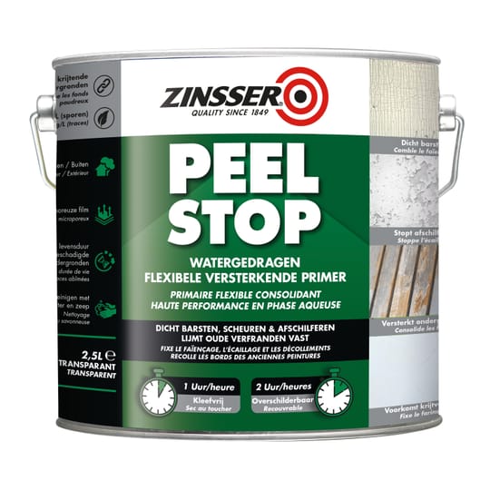 ZINSSER Peel stop прозрачен грунд за слаби повърхности 